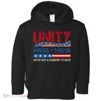 Unity Maga Maha WeVe Got A Country To Save American Flag Toddler Hoodie thumb 0