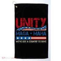 Unity Maga Maha WeVe Got A Country To Save American Flag Golf Towel thumb 0