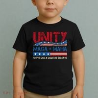 Unity Maga Maha WeVe Got A Country To Save American Flag Toddler T-Shirt thumb 2