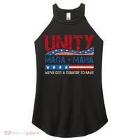 Unity Maga Maha WeVe Got A Country To Save American Flag Women's Perfect Tri Rocker Tank thumb 0