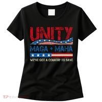 Unity Maga Maha WeVe Got A Country To Save American Flag Women's T-Shirt thumb 0