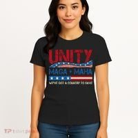 Unity Maga Maha WeVe Got A Country To Save American Flag Women's T-Shirt thumb 4