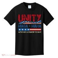 Unity Maga Maha WeVe Got A Country To Save American Flag Kids T-Shirt thumb 0