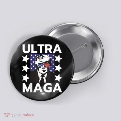 Ultra Maga Make America Great Again Button