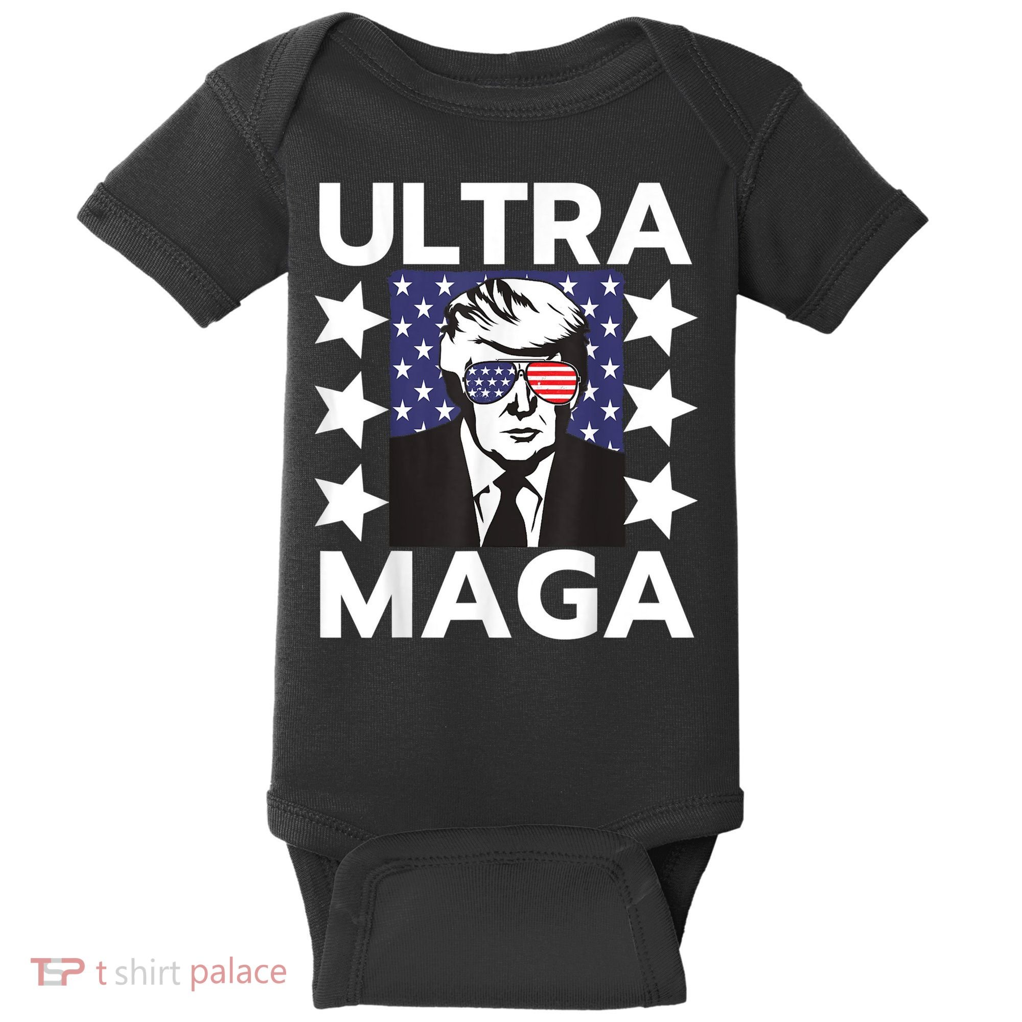 Ultra Maga Make America Great Again Baby Bodysuit