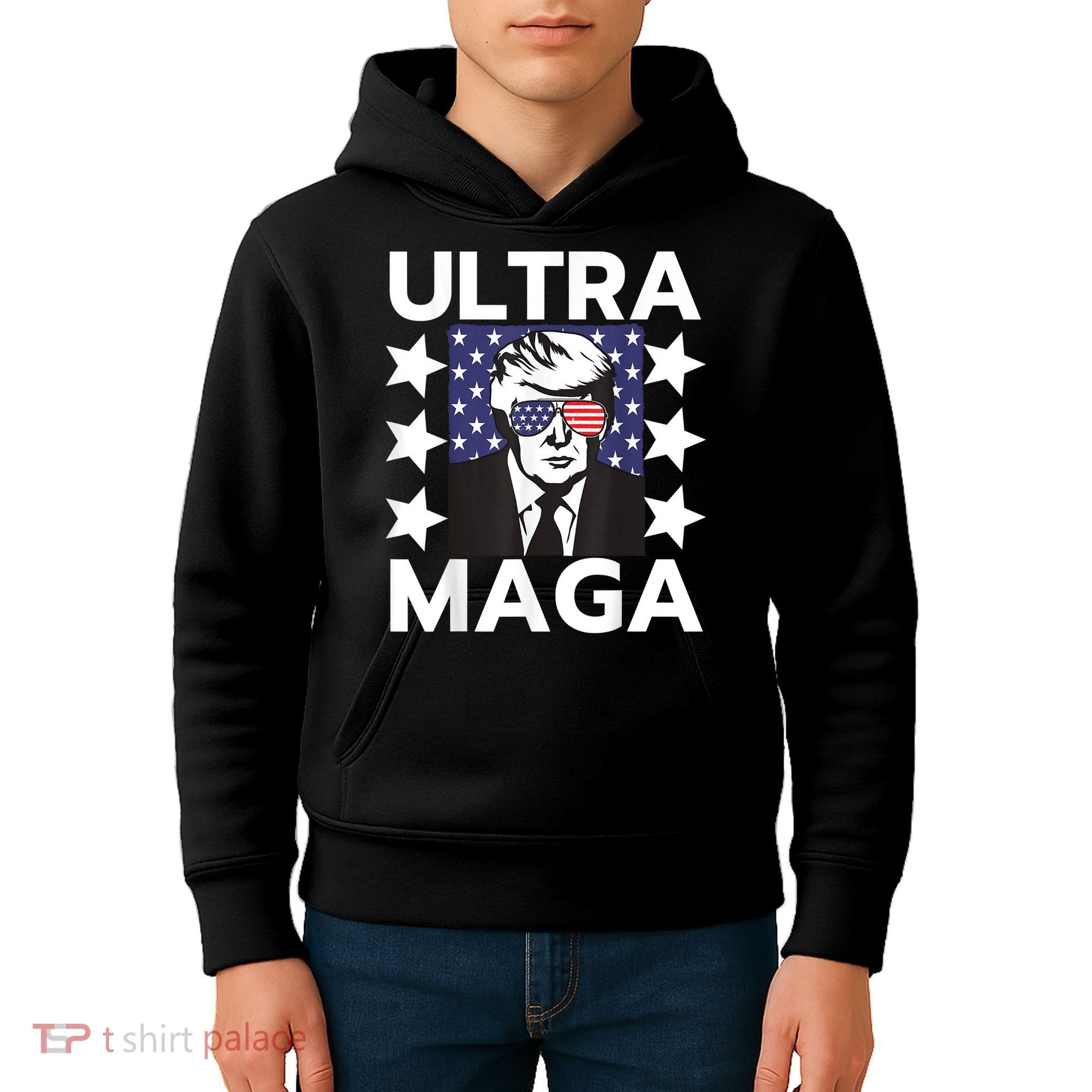 Ultra Maga Make America Great Again Kids Hoodie