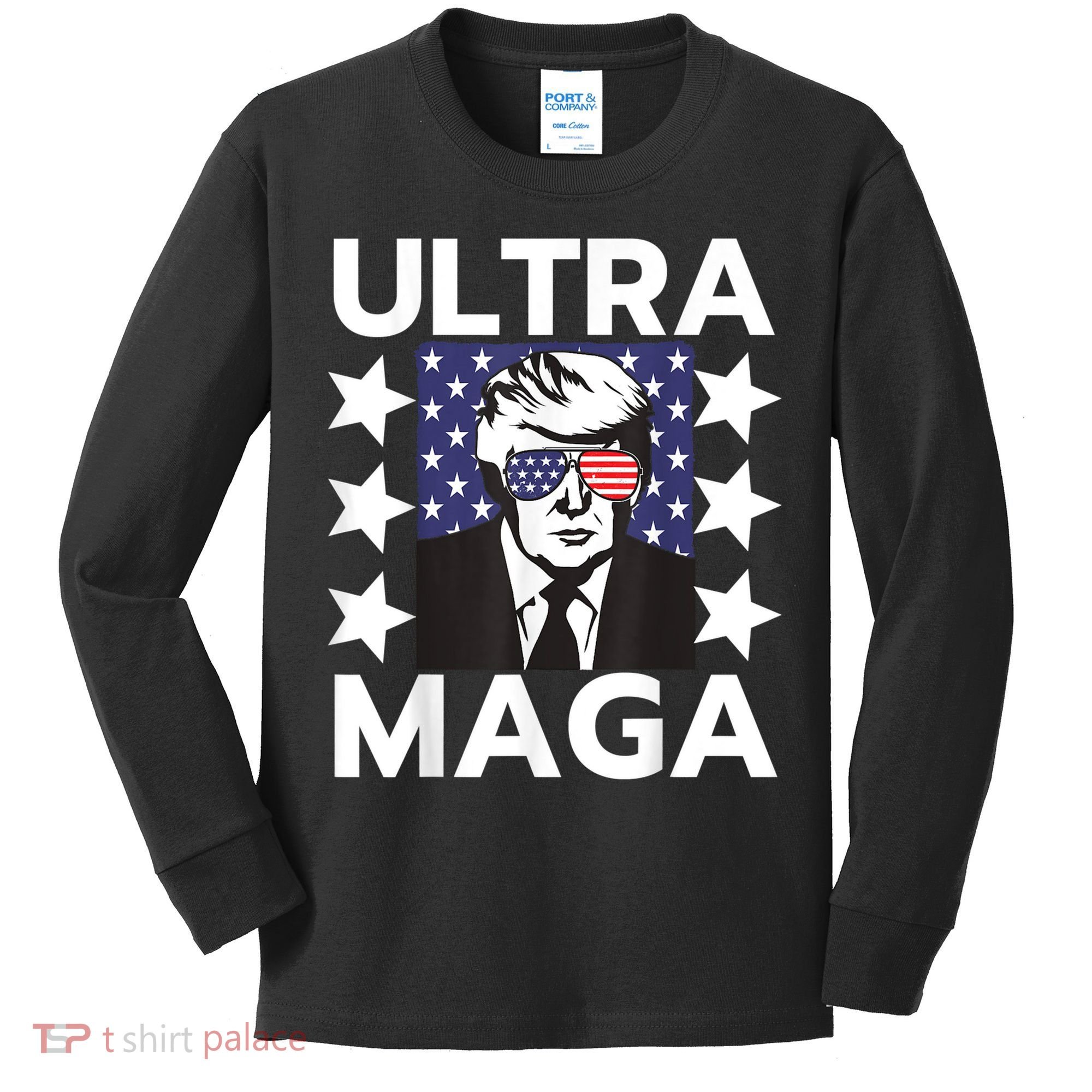 Ultra Maga Make America Great Again Kids Long Sleeve Shirt