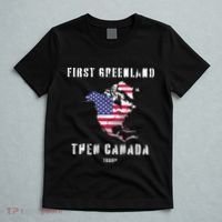 Updated Map Of America Canada And Greenland Trump T-Shirt thumb 5