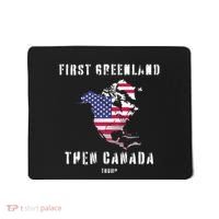 Updated Map Of America Canada And Greenland Trump Mousepad thumb 0