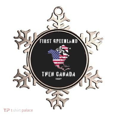 Updated Map Of America Canada And Greenland Trump Ornament