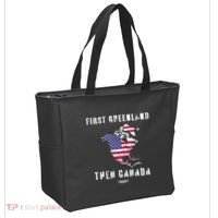Updated Map Of America Canada And Greenland Trump Tote Bag thumb 2
