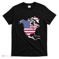 Updated Map Of America Canada And Greenland Trump T-Shirt thumb 0