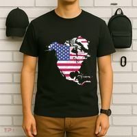 Updated Map Of America Canada And Greenland Trump T-Shirt thumb 6