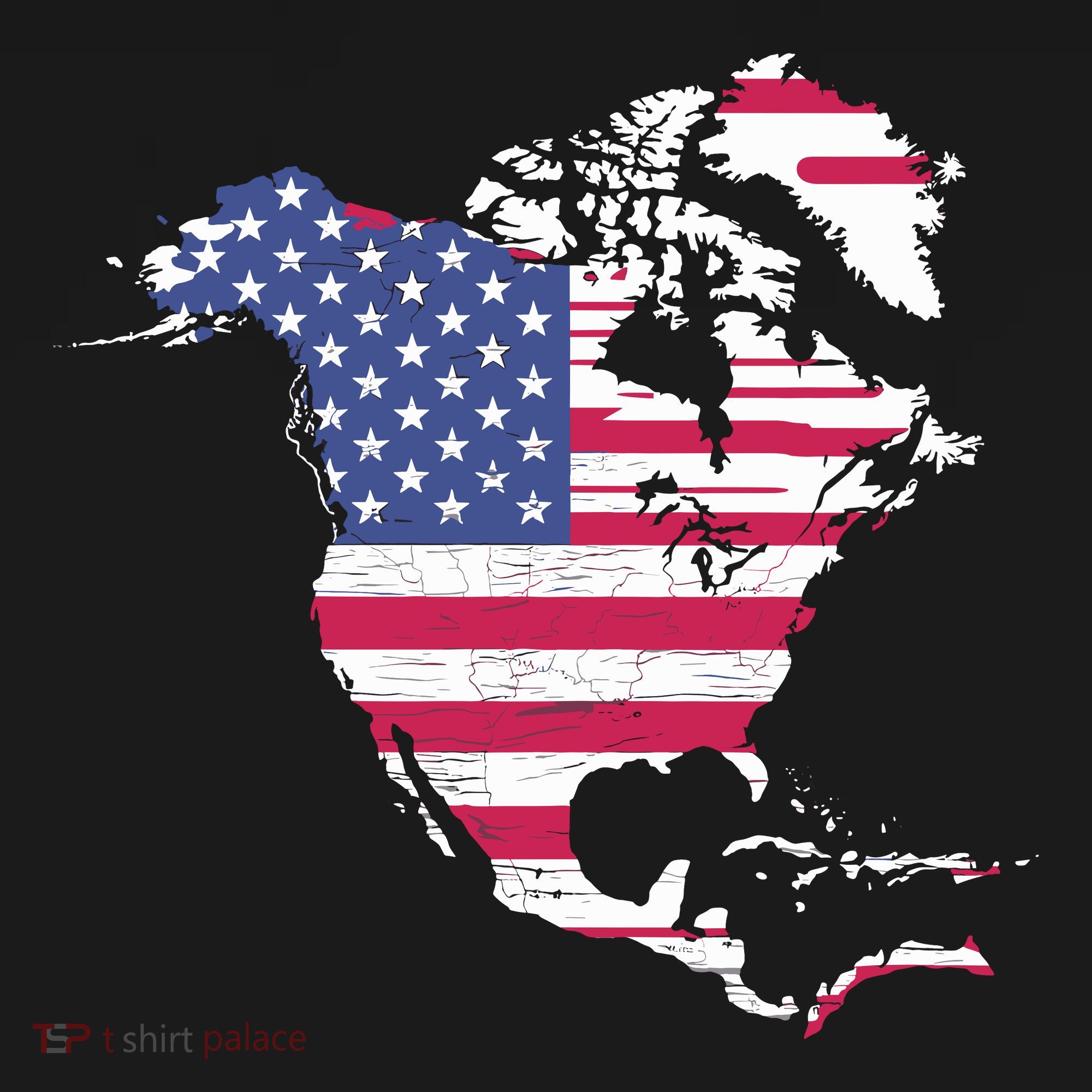 Updated Map Of America Canada And Greenland Trump Women's Hoodie
