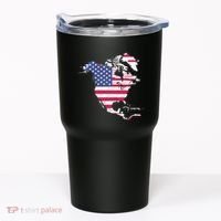Updated Map Of America Canada And Greenland Trump Tumbler thumb 0