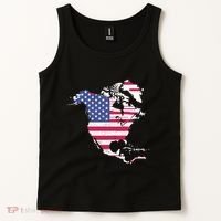 Updated Map Of America Canada And Greenland Trump Tank Top thumb 2