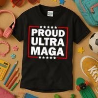 Ultra Maga Proud Ultra Maga Kids T-Shirt thumb 3