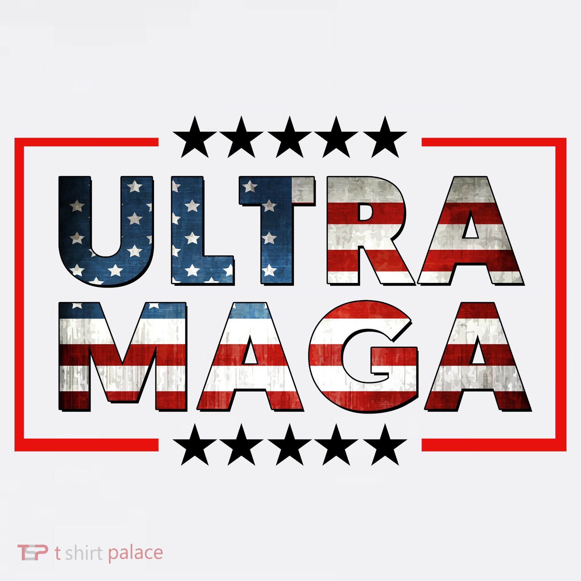 Ultra Maga Proud Patriotic American Flag Graphic UltraMaga Plus Size Shirts Mousepad