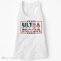 Ultra Maga Proud Patriotic American Flag Graphic UltraMaga Plus Size Shirts Women's Tank Top thumb 0