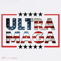 Ultra Maga Proud Patriotic American Flag Graphic UltraMaga Plus Size Shirts Women's Tank Top thumb 5