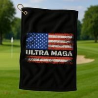 Ultra Maga Proud Ultra Maga 1 Golf Towel thumb 1