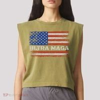 Ultra Maga Proud Ultra Maga 1 Garment-Dyed Women's Muscle Tee thumb 2