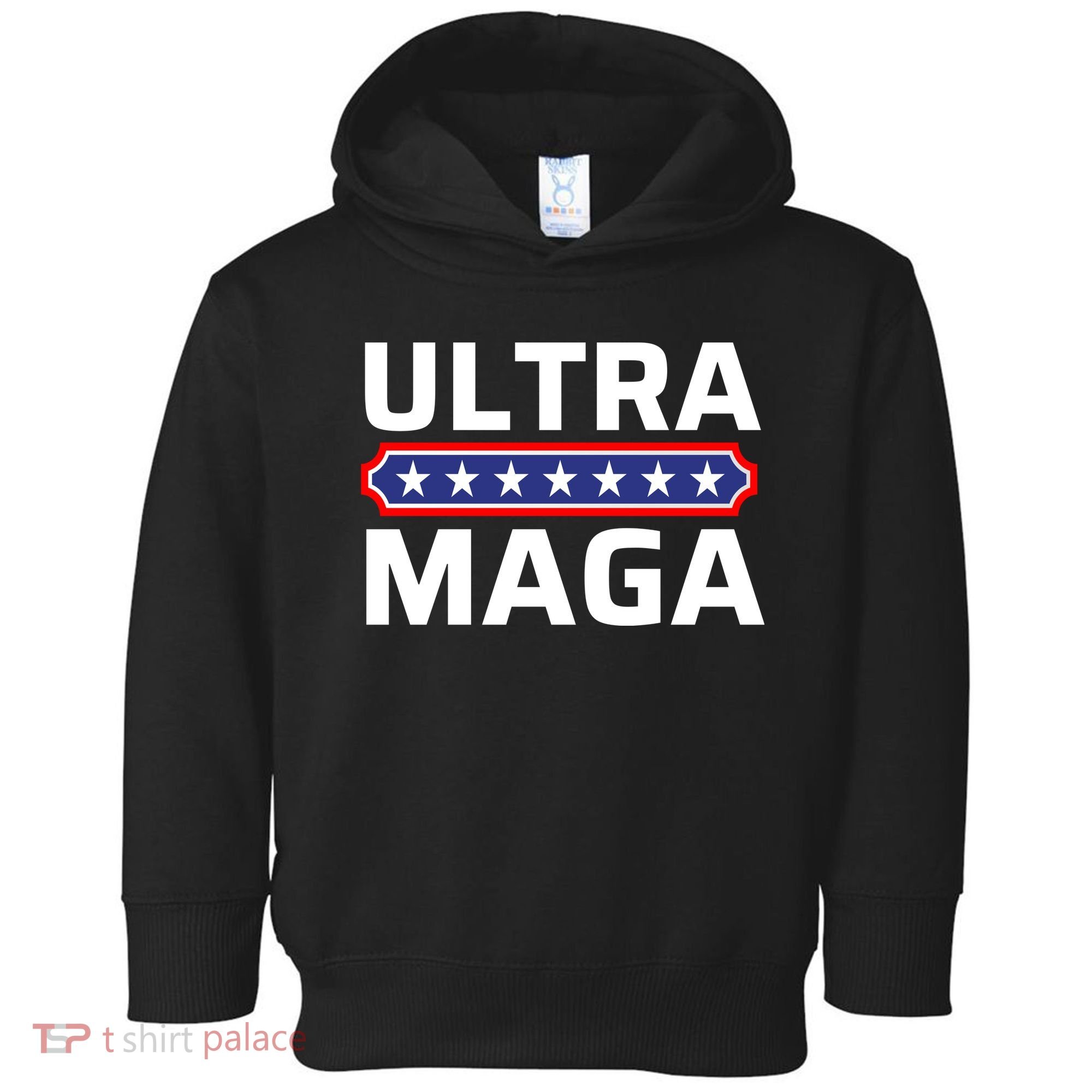 Ultra Maga Pro Trump Ultra MAGA Funny Anti Biden Toddler Hoodie