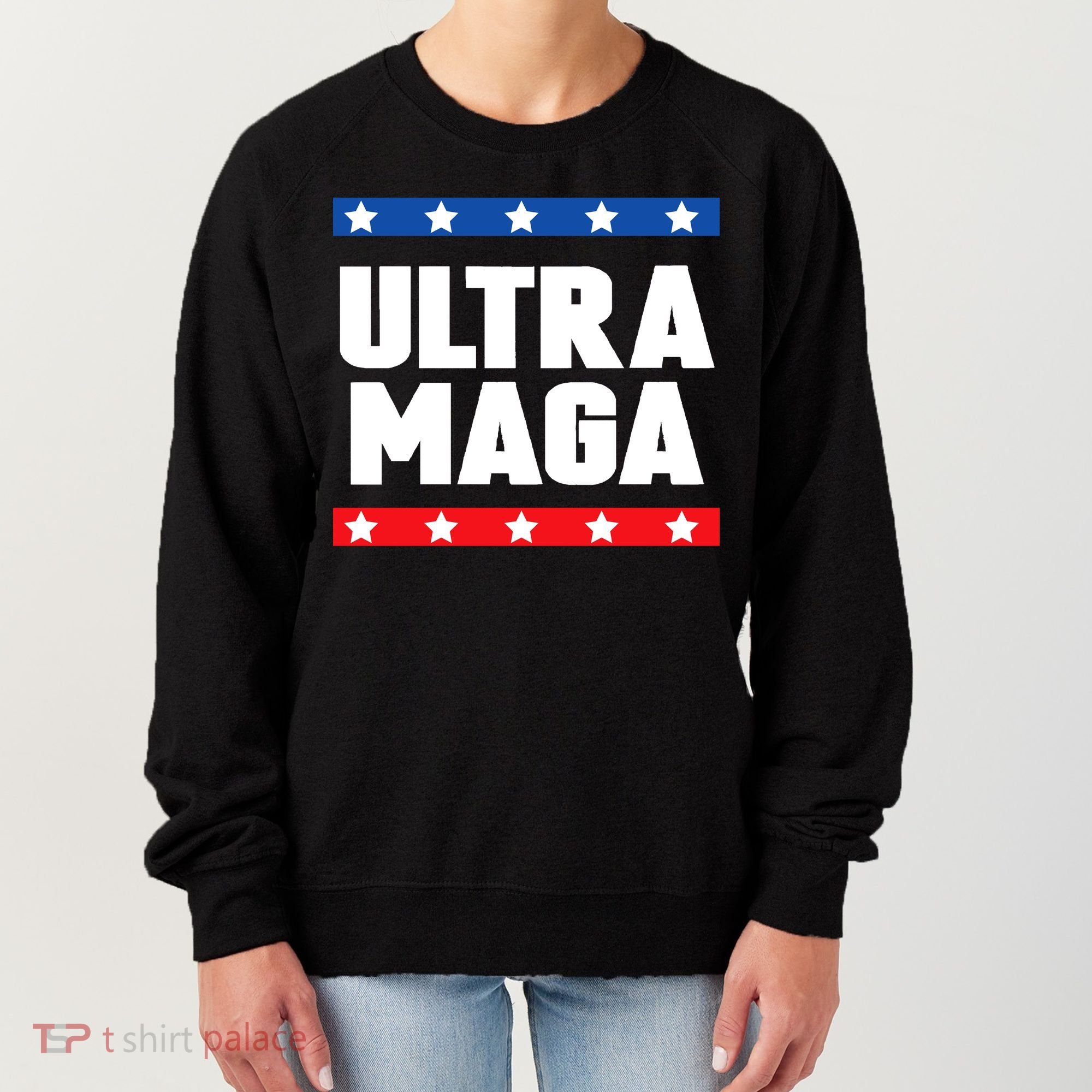 Ultra Maga Patriotic Graphic Women's Sweatshirt