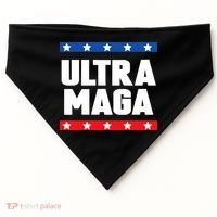 Ultra Maga Patriotic Graphic USA-Made Doggie Bandana thumb 0