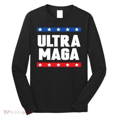 Ultra Maga Patriotic Graphic Long Sleeve Shirt