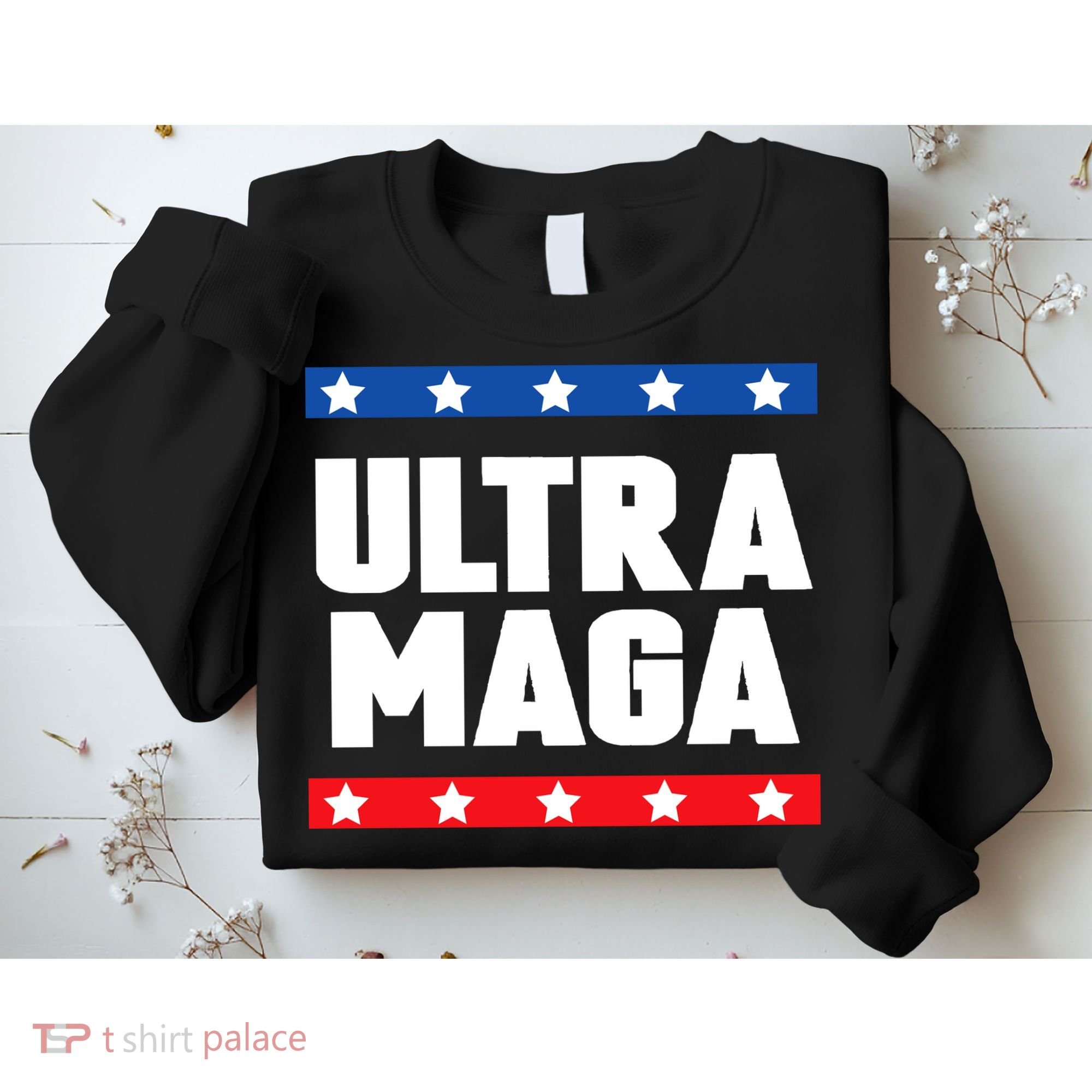 Ultra Maga Patriotic Graphic Sweatshirt