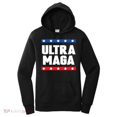 Ultra Maga Patriotic Graphic Women's Hoodie