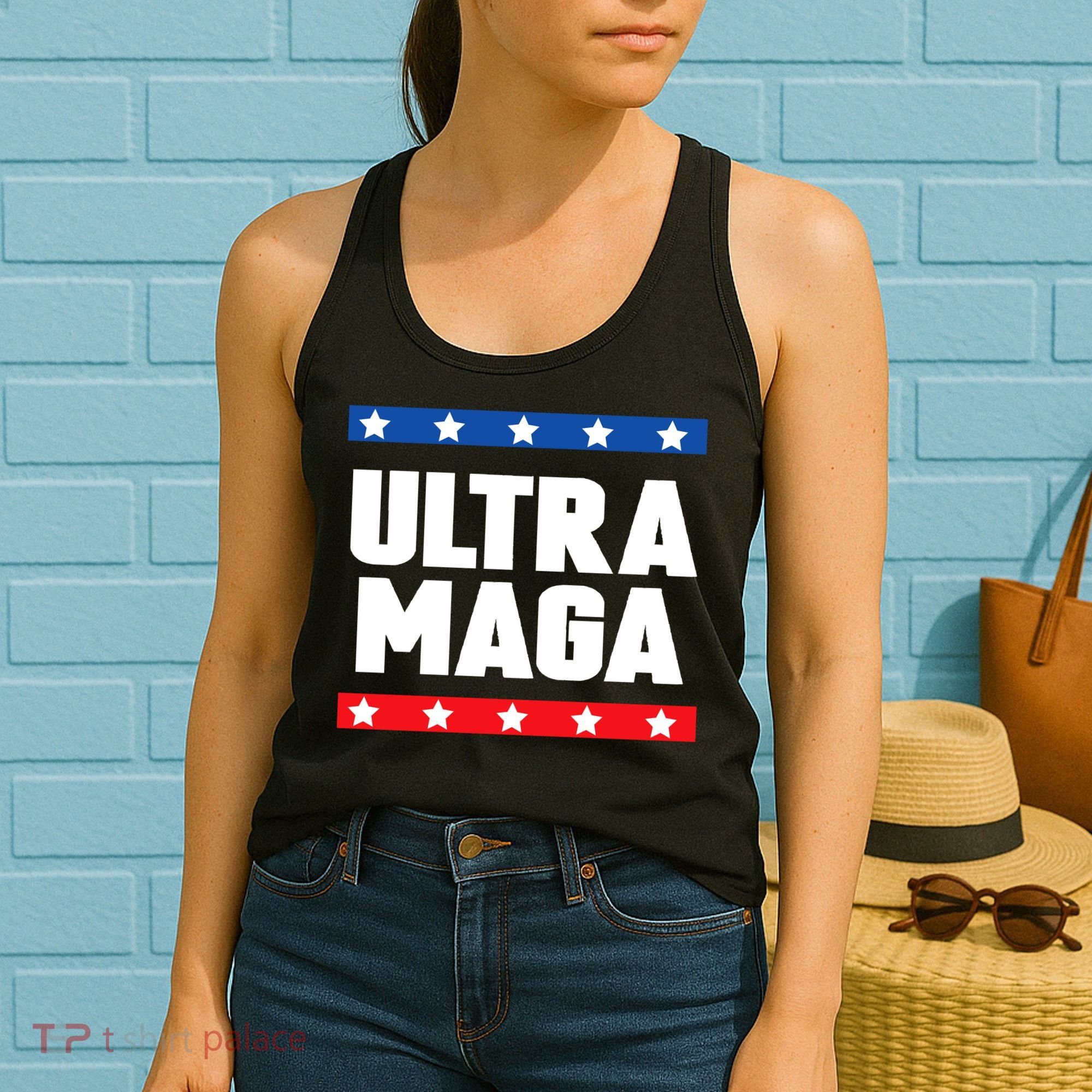 Ultra Maga Patriotic Graphic Women's Tank Top