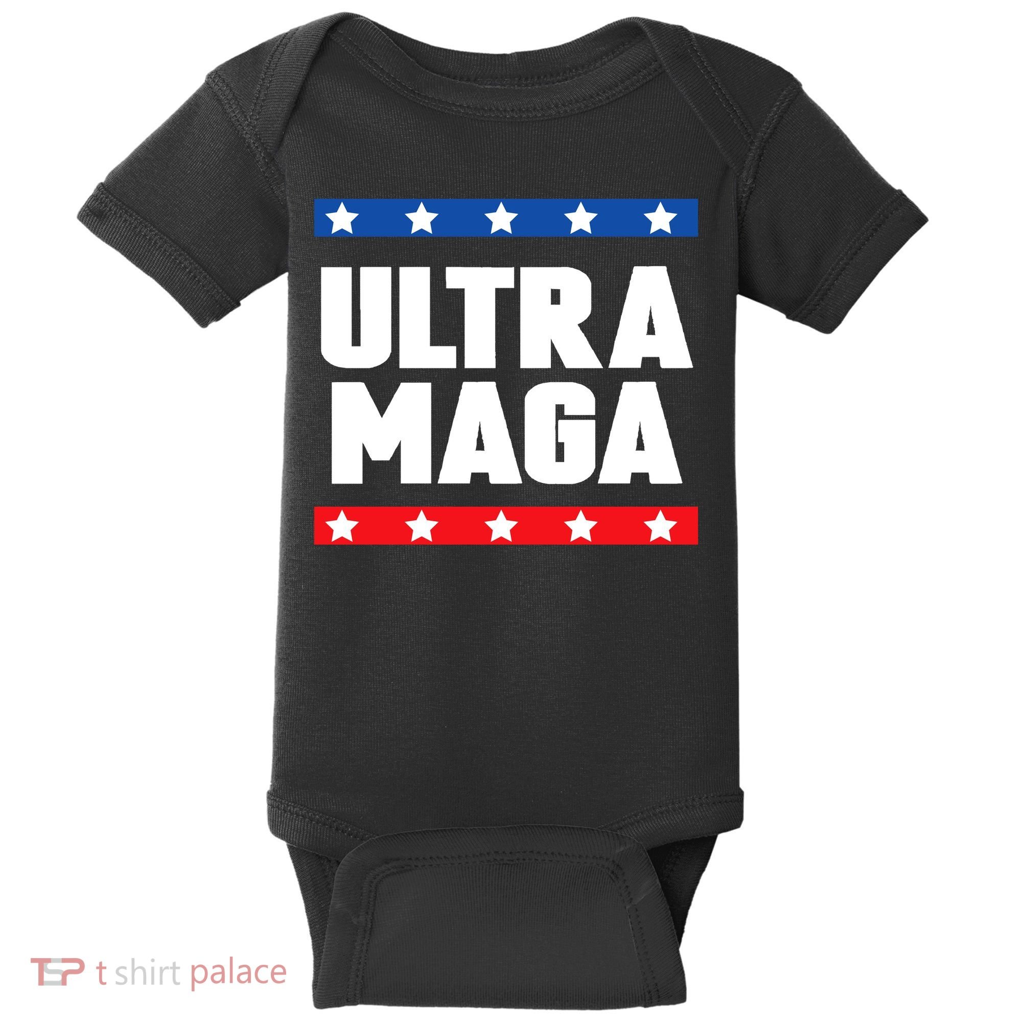 Ultra Maga Patriotic Graphic Baby Bodysuit