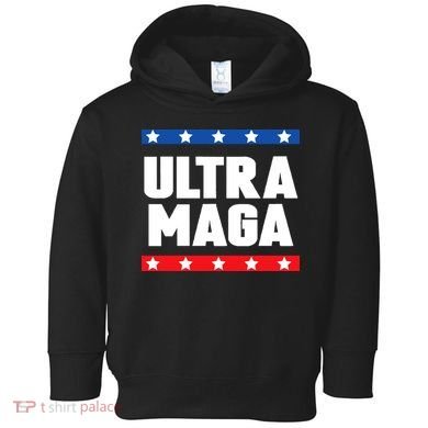 Ultra Maga Patriotic Graphic Toddler Hoodie