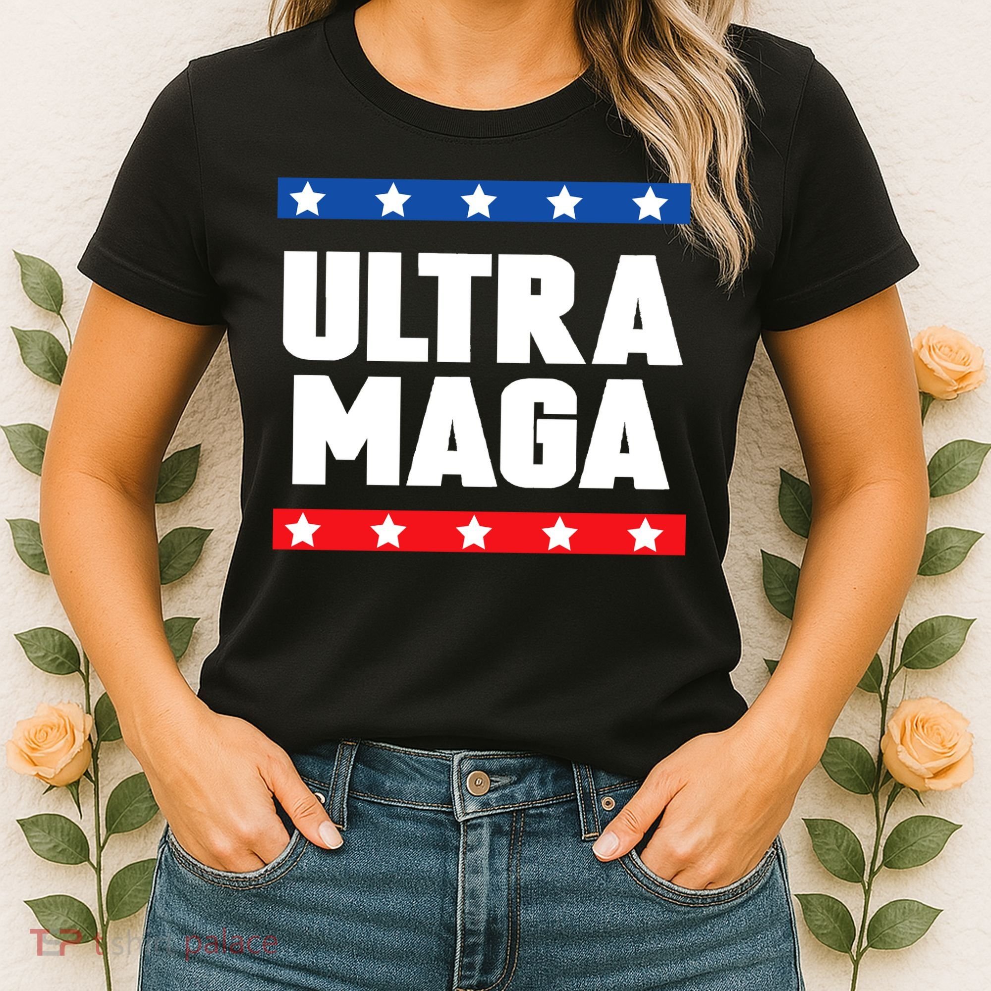 Ultra Maga Patriotic Graphic Women's T-Shirt