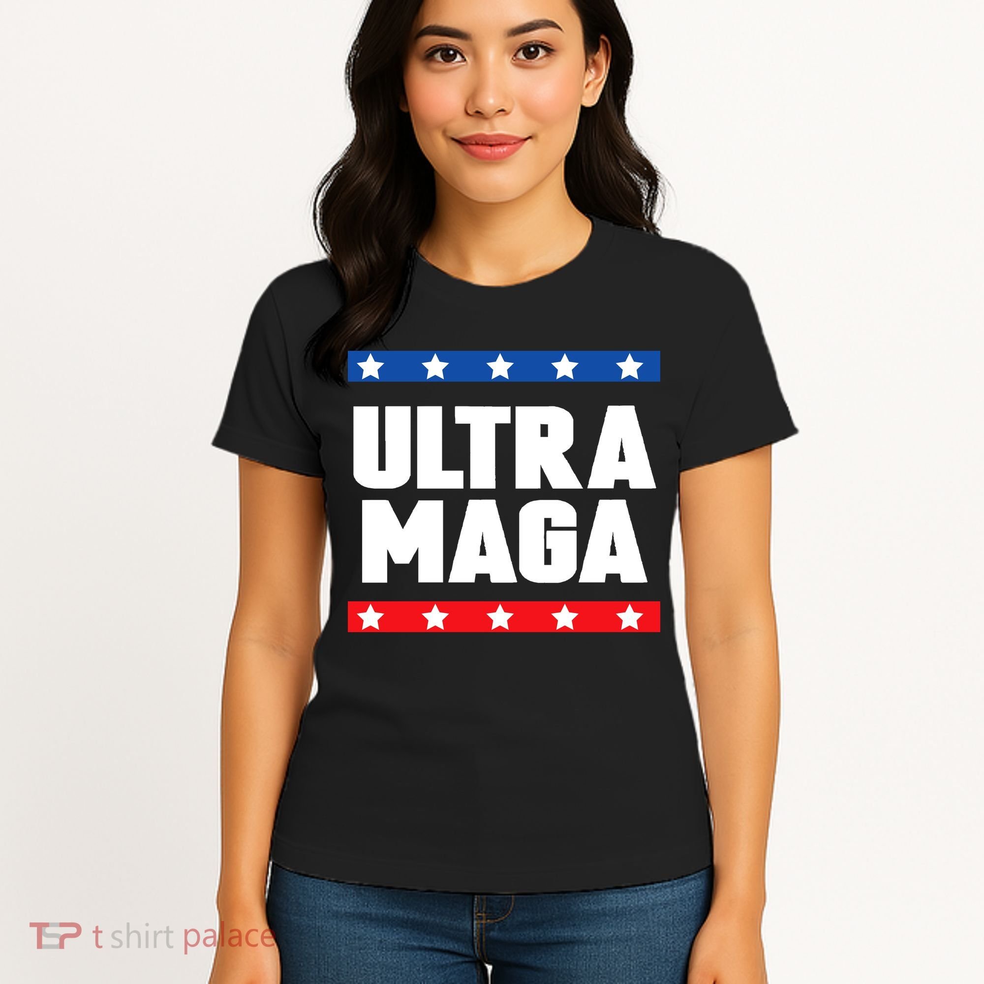 Ultra Maga Patriotic Graphic Women's T-Shirt
