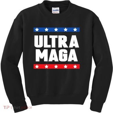 Ultra Maga Patriotic Graphic Kids Sweatshirt