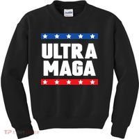 Ultra Maga Patriotic Graphic Kids Sweatshirt thumb 0
