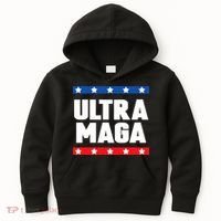 Ultra Maga Patriotic Graphic Kids Hoodie thumb 0
