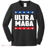 Ultra Maga Patriotic Graphic Kids Long Sleeve Shirt thumb 0