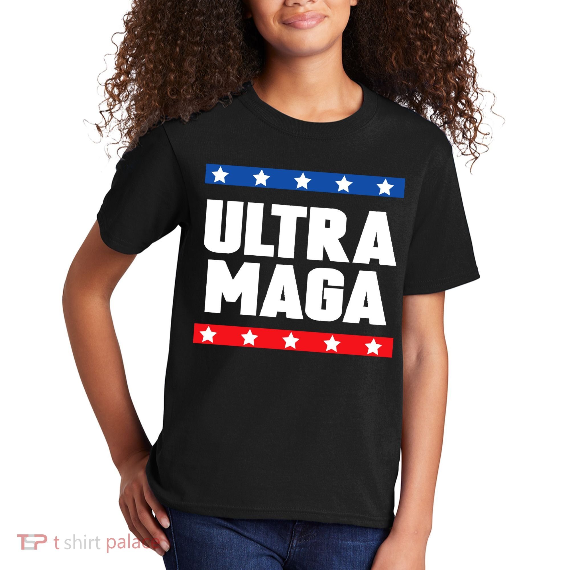 Ultra Maga Patriotic Graphic Kids T-Shirt