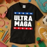 Ultra Maga Patriotic Graphic Kids T-Shirt thumb 3