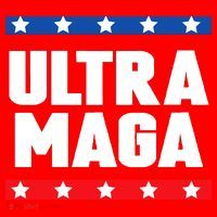 Ultra Maga Patriotic Graphic Santa Hat thumb 1
