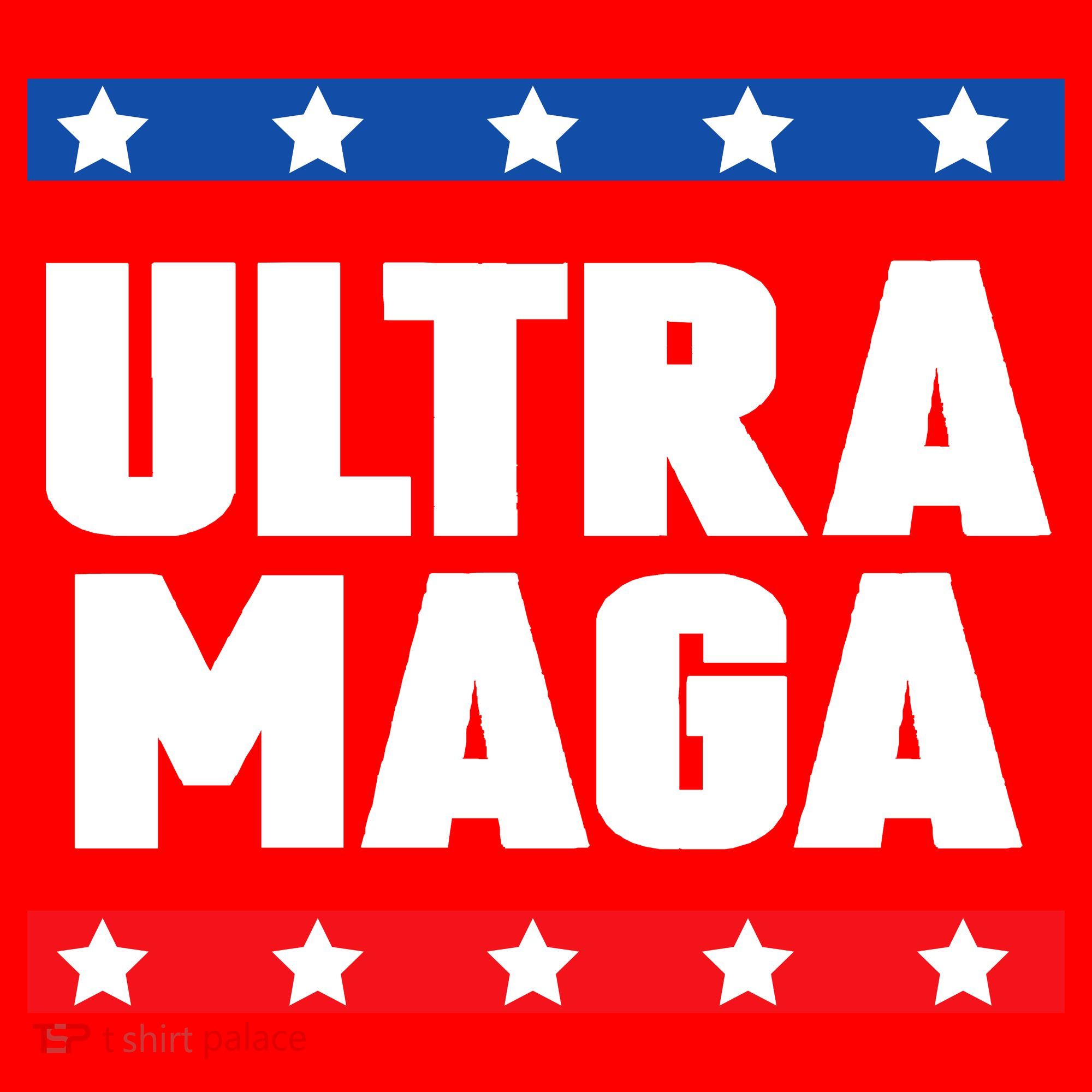 Ultra Maga Patriotic Graphic Santa Hat