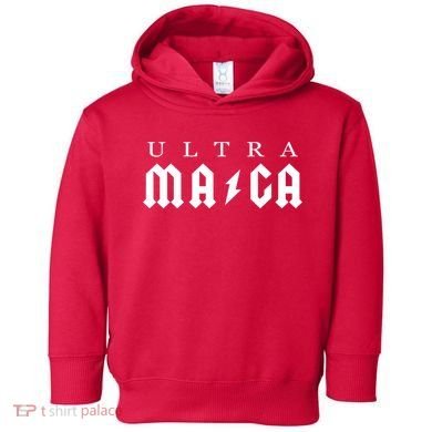 Ultra MAGA Parody Trump 2024 Toddler Hoodie