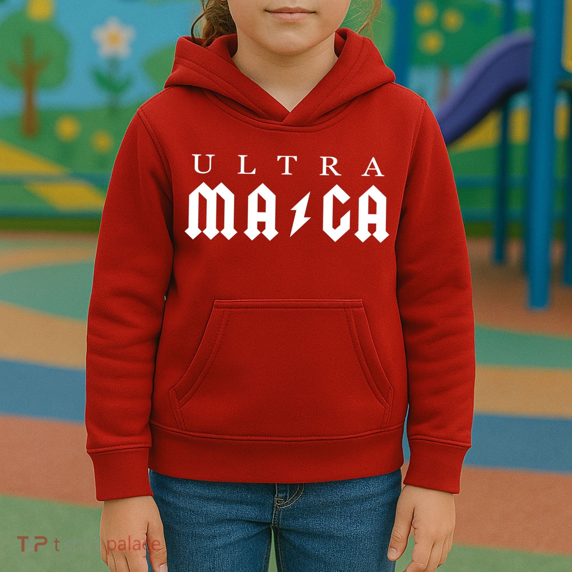 Ultra MAGA Parody Trump 2024 Kids Hoodie