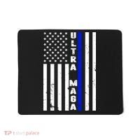 Ultra Maga Police Officer USA Flag Mousepad thumb 0