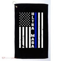 Ultra Maga Police Officer USA Flag Golf Towel thumb 0