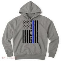 Ultra Maga Police Officer USA Flag Hoodie thumb 0